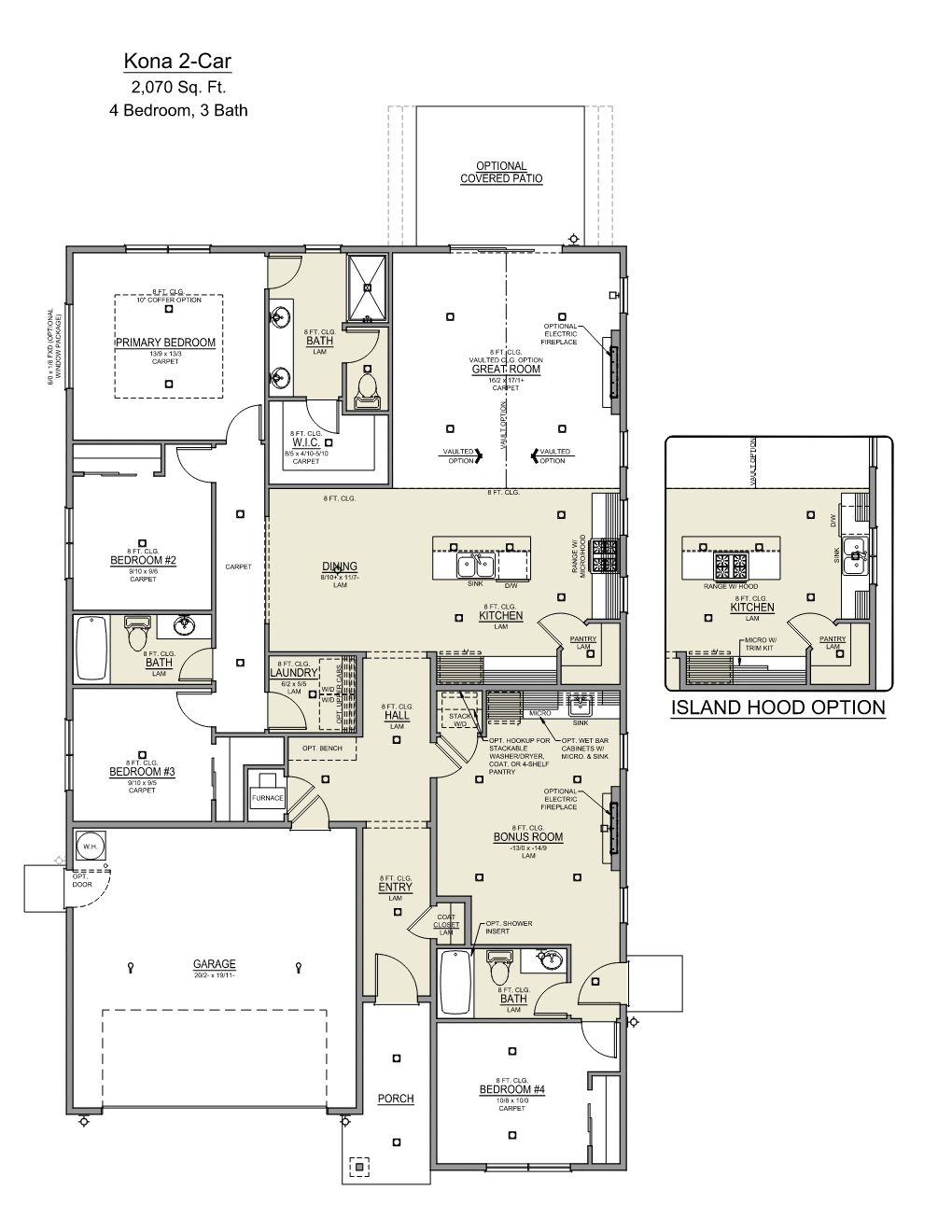 Kona Floorplan