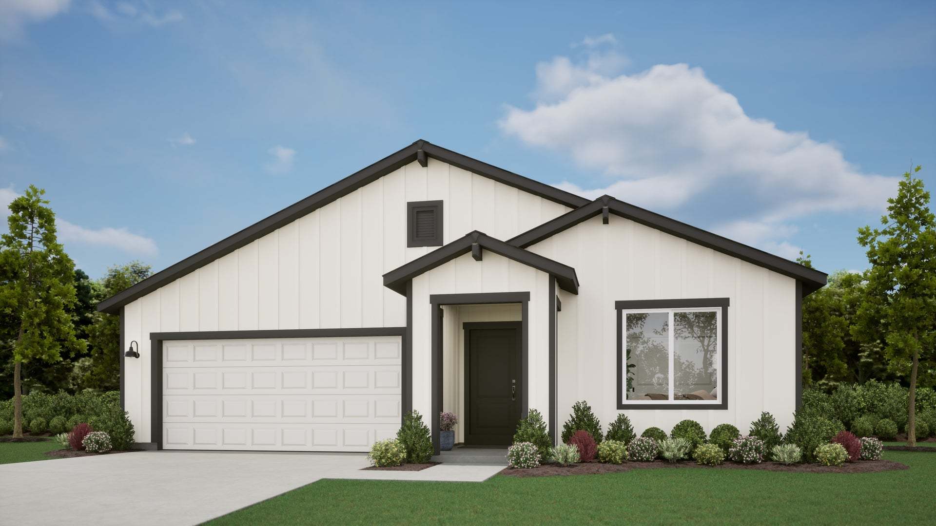 Farmhouse Elevation - Alpine Trail