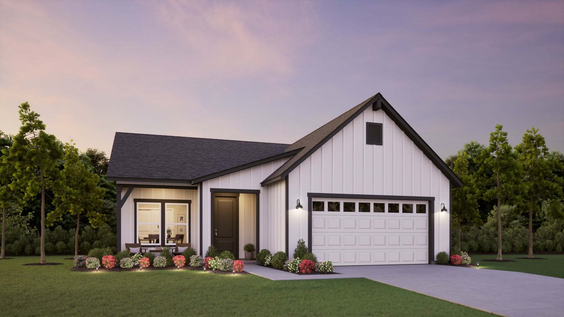 Farmhouse Elevation - Alpine Trail