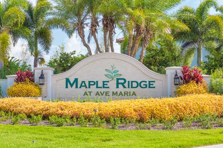 Great neighborhood atmosphere in Ave Maria Florida, near Naples beaches and shopping