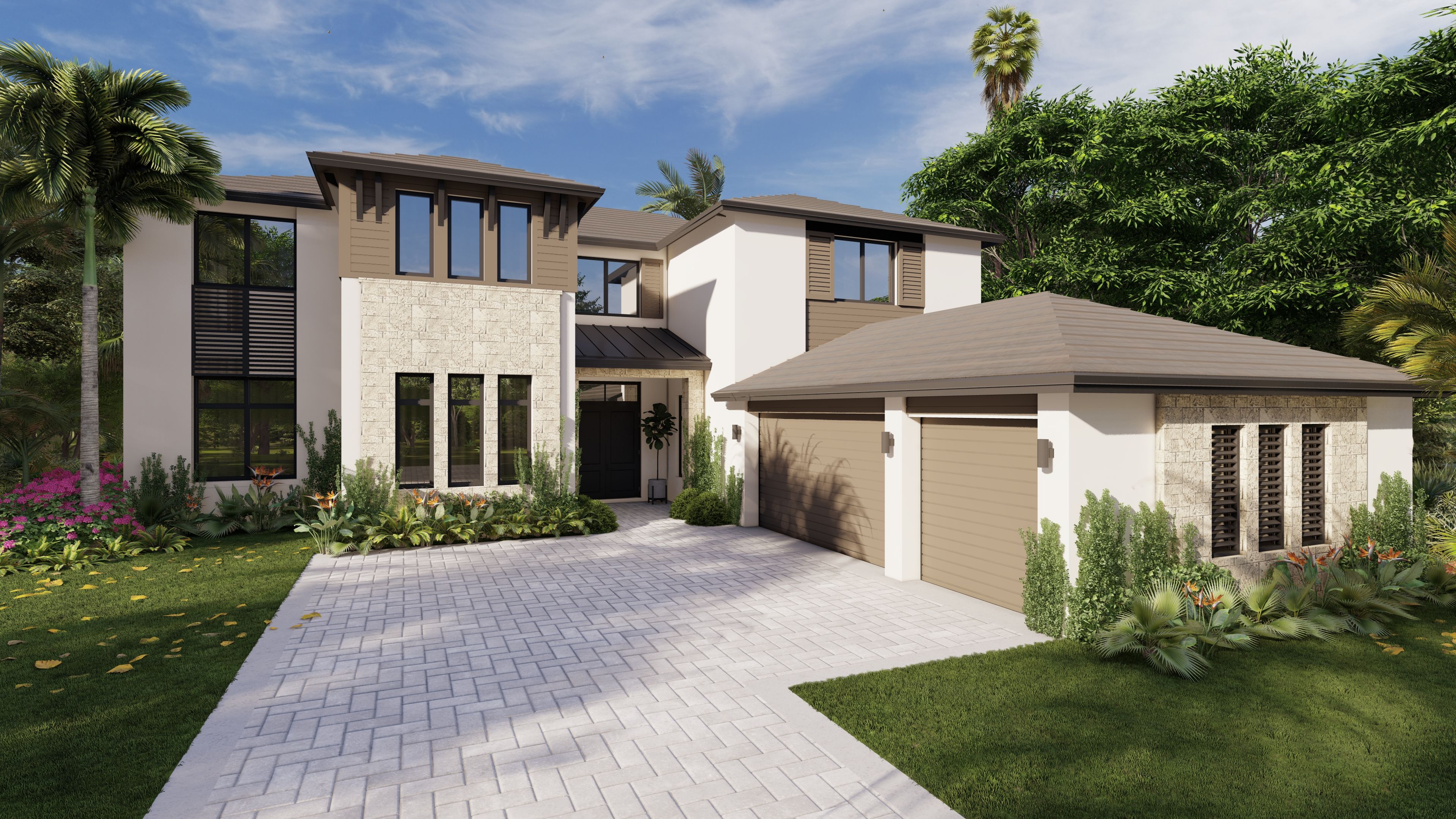 Lantana Plan at Pine Rockland Estates in Doral, FL by CC Homes