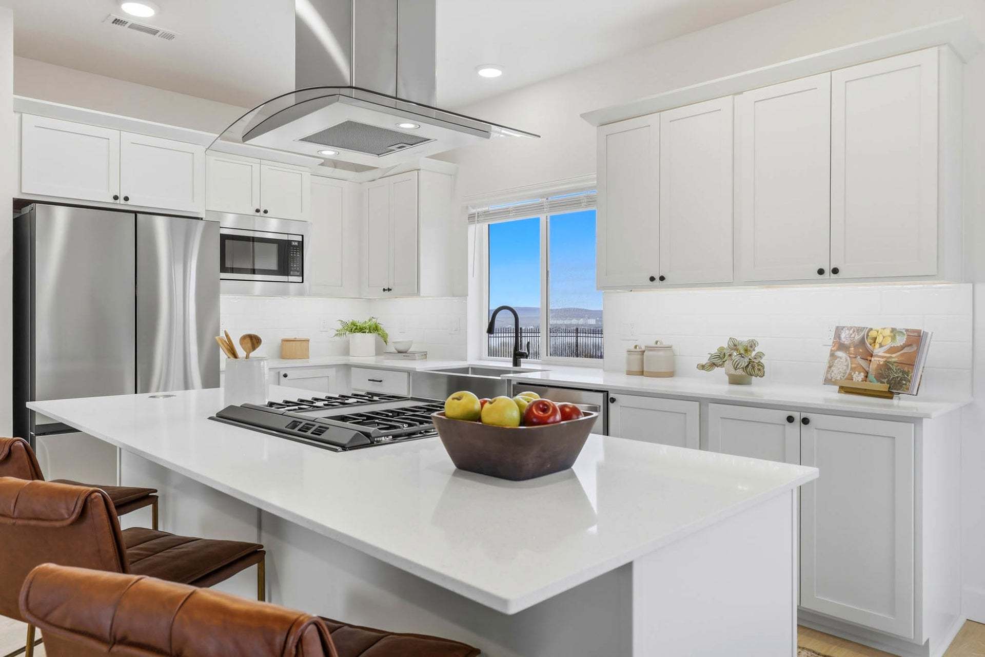 Thielsen Kitchen Island with Countertop Seating