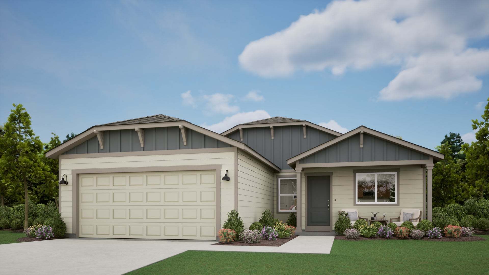 Craftsman Elevation - Timberline Meadows