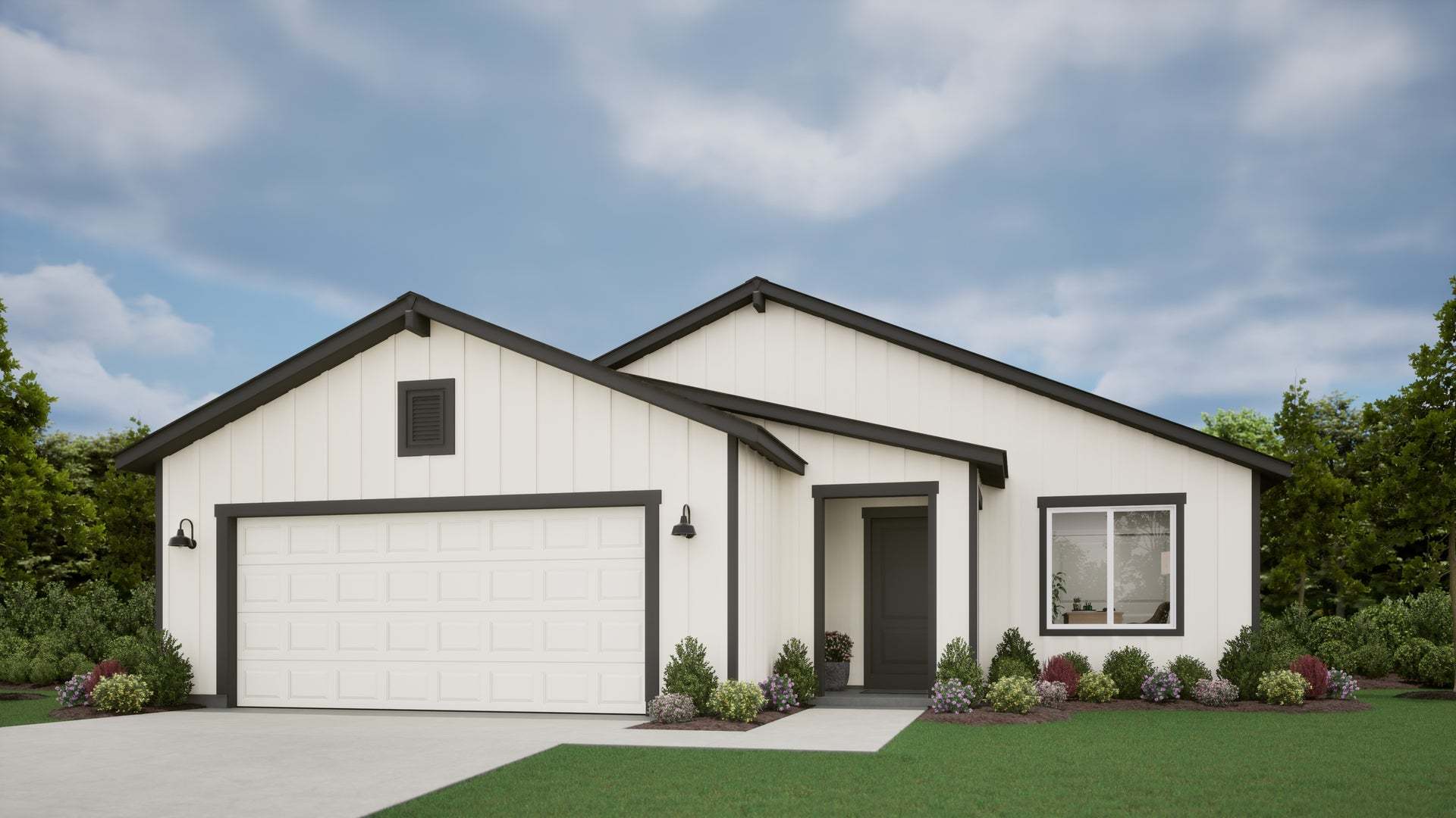 Farmhouse Elevation - Alpine Trail