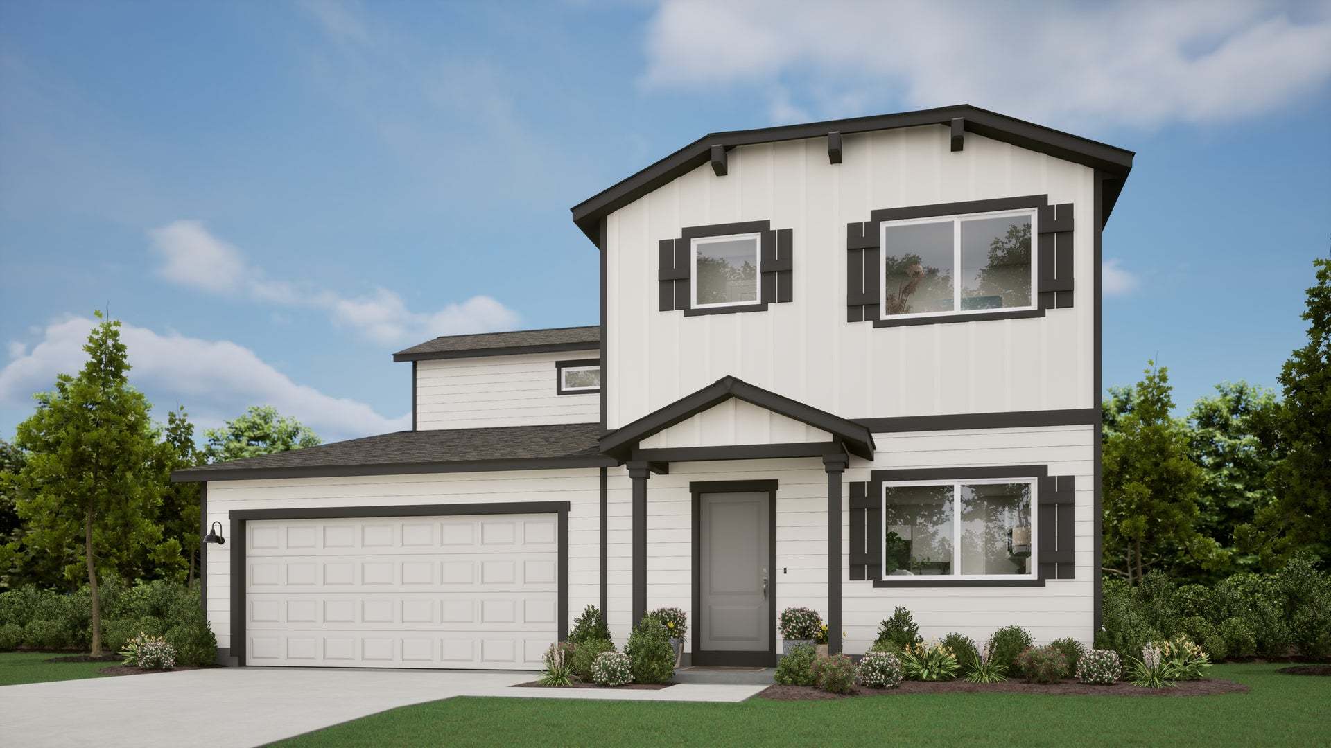 Craftsman Elevation - Cascade Falls