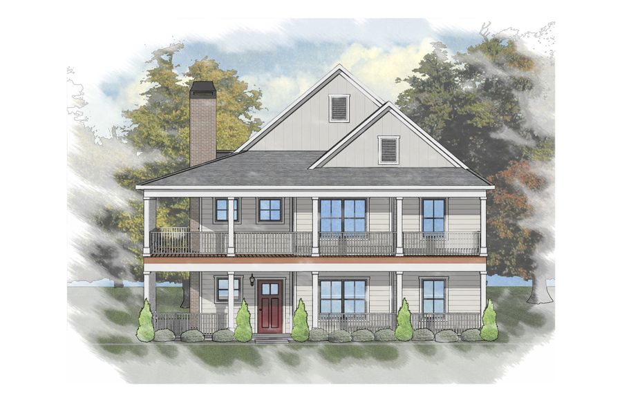 The Redhaven Two floor plan