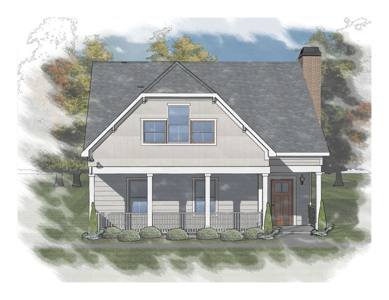 The Fireside Two floor plan