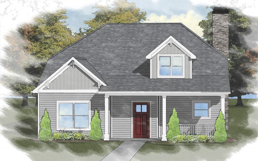 The Clayton II floor plan