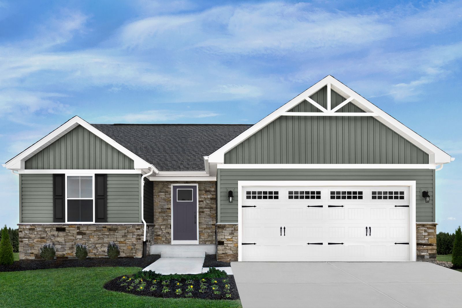 Grand Bahama w/ Basement - Creekside Ranches: Barboursville, Virginia - Ryan Homes