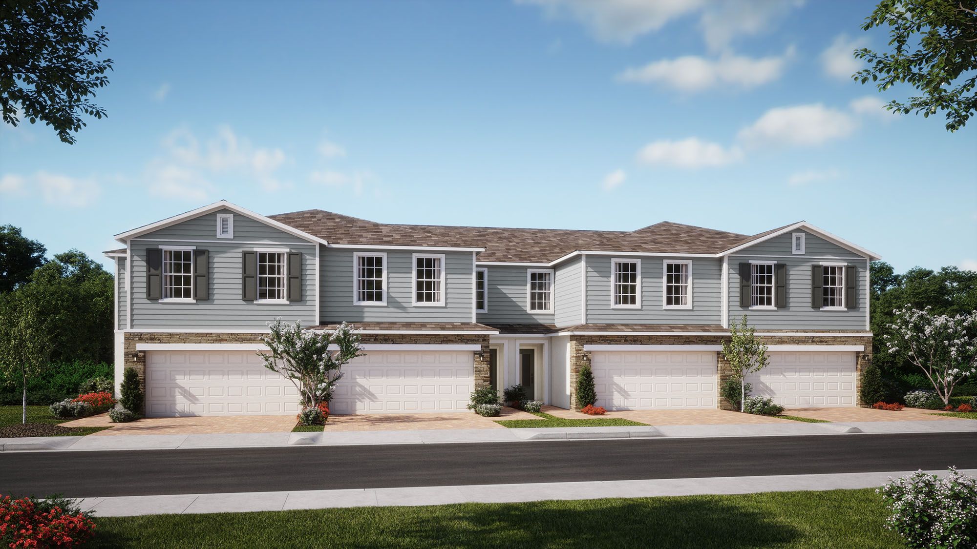 Powell - Thompson Village Townhomes: Apopka, Florida - Risewell Homes