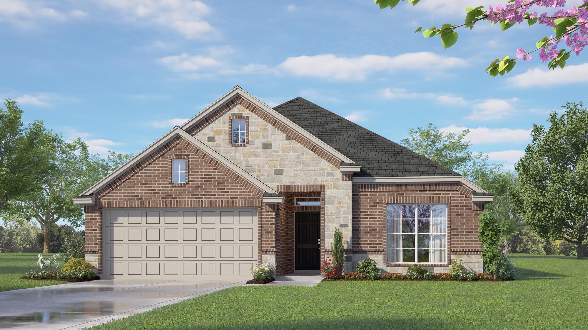 Concept 1790 - Hunters Ridge: Crowley, Texas - Risewell Homes