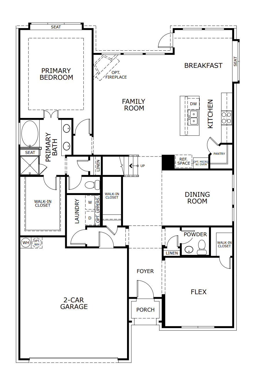 Concept 2492 - Hunters Ridge: Crowley, Texas - Risewell Homes