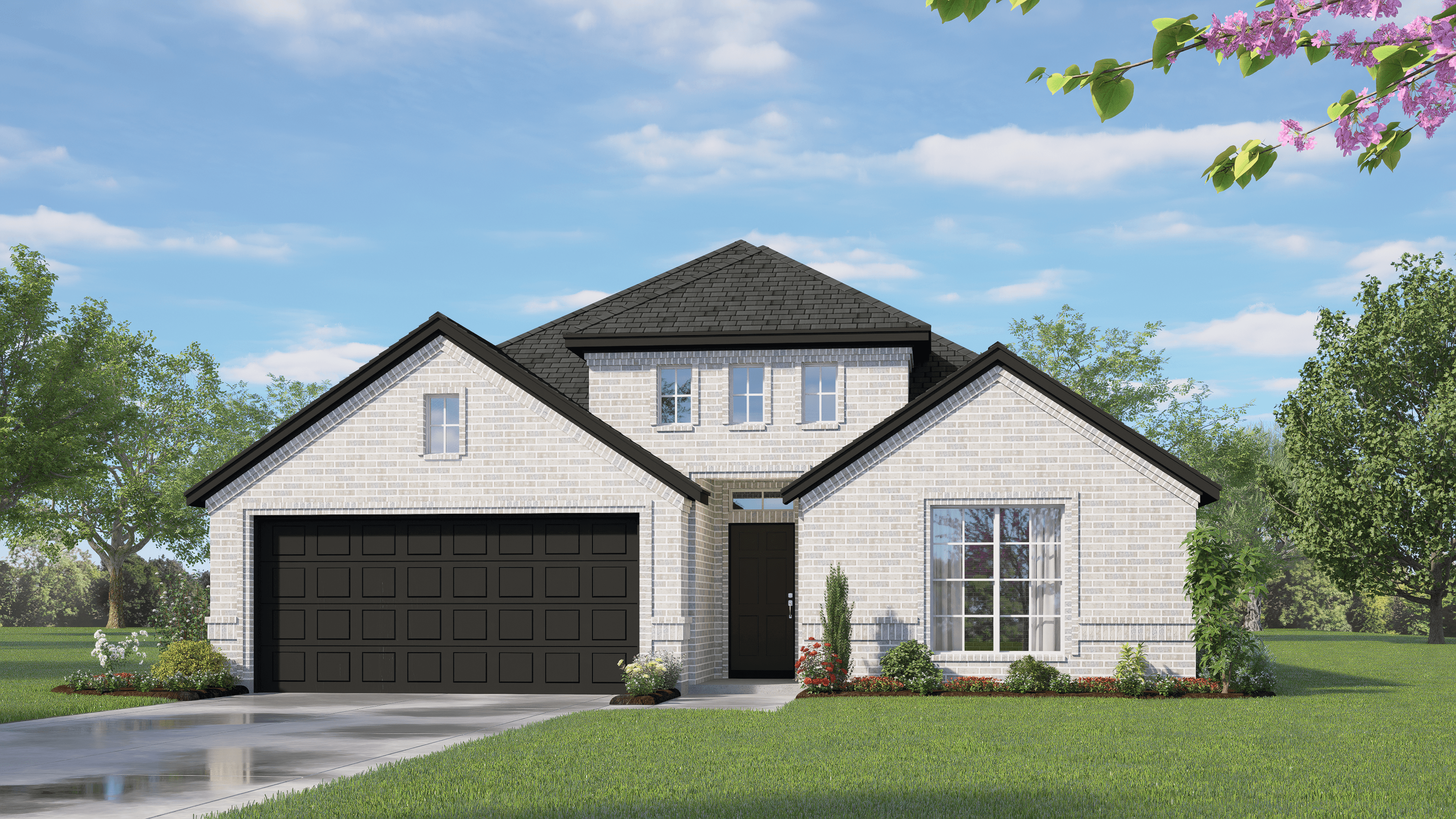 Concept 1790 - Hunters Ridge: Crowley, Texas - Risewell Homes