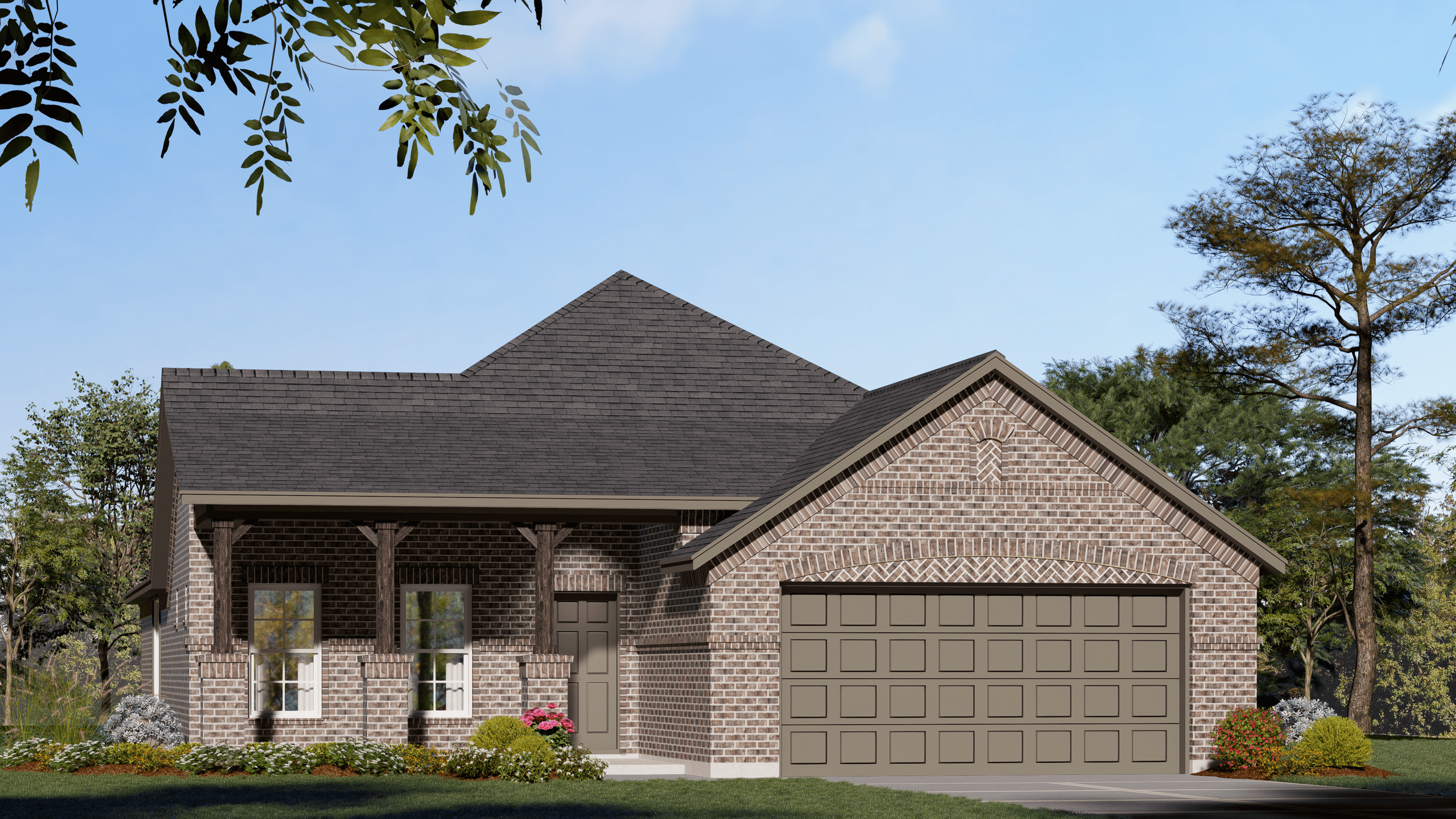 Concept 1849 - Hunters Ridge: Crowley, Texas - Risewell Homes