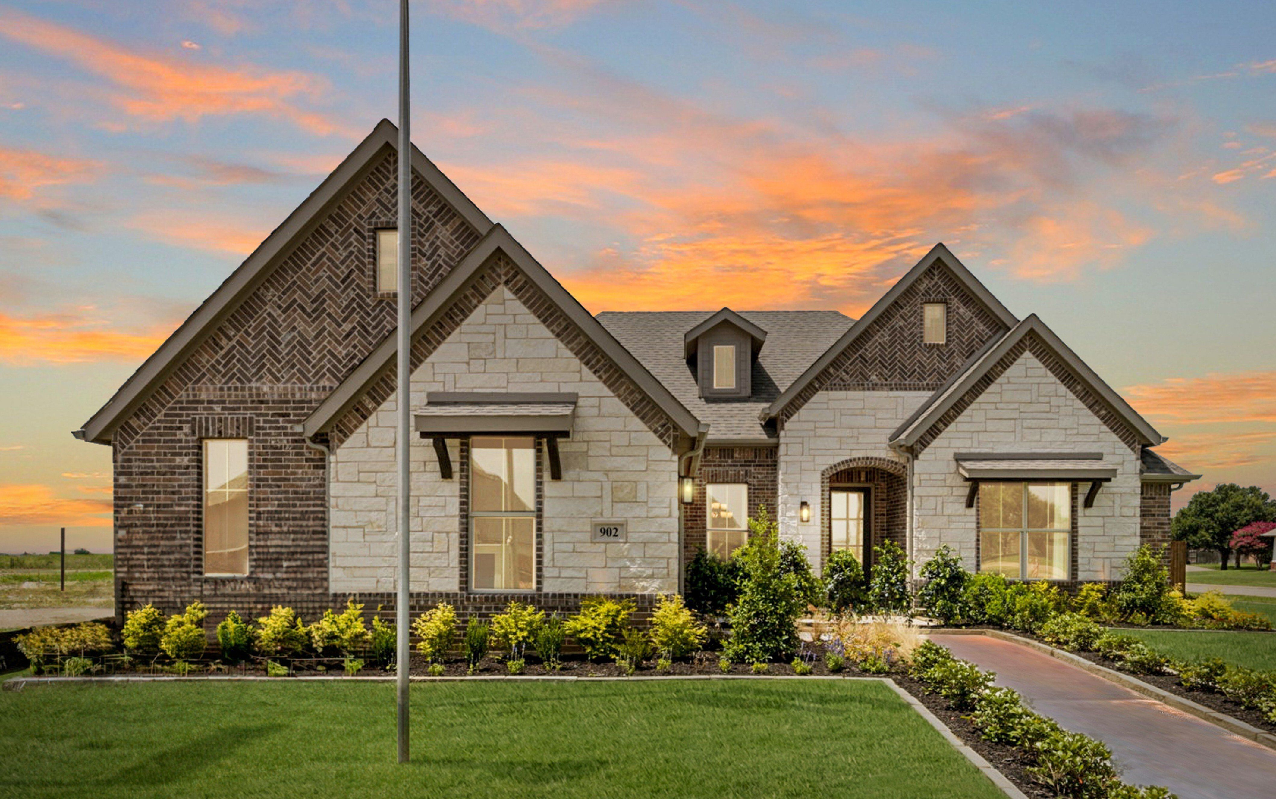 Belle Meadows por Risewell Homes en Fort Worth Texas