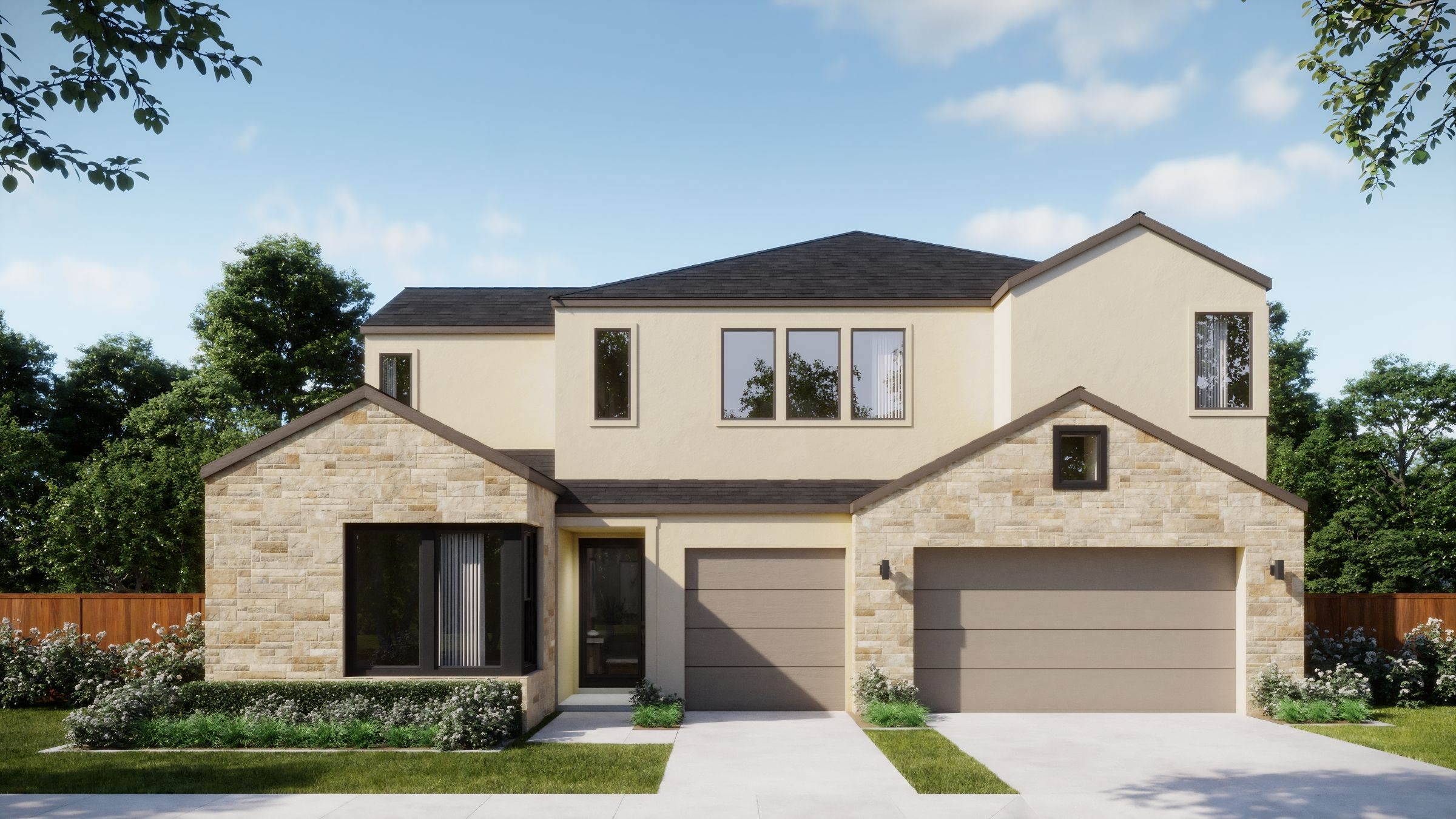 Plan 5053 - The Estates Collection at Bluff Haven: Georgetown, Texas - Risewell Homes