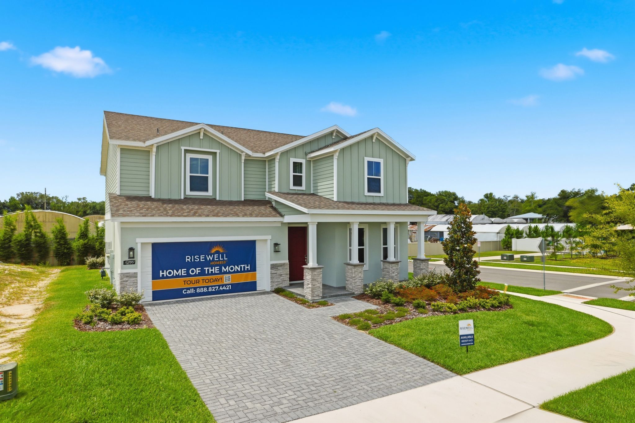 Oakview por Risewell Homes en Orlando Florida