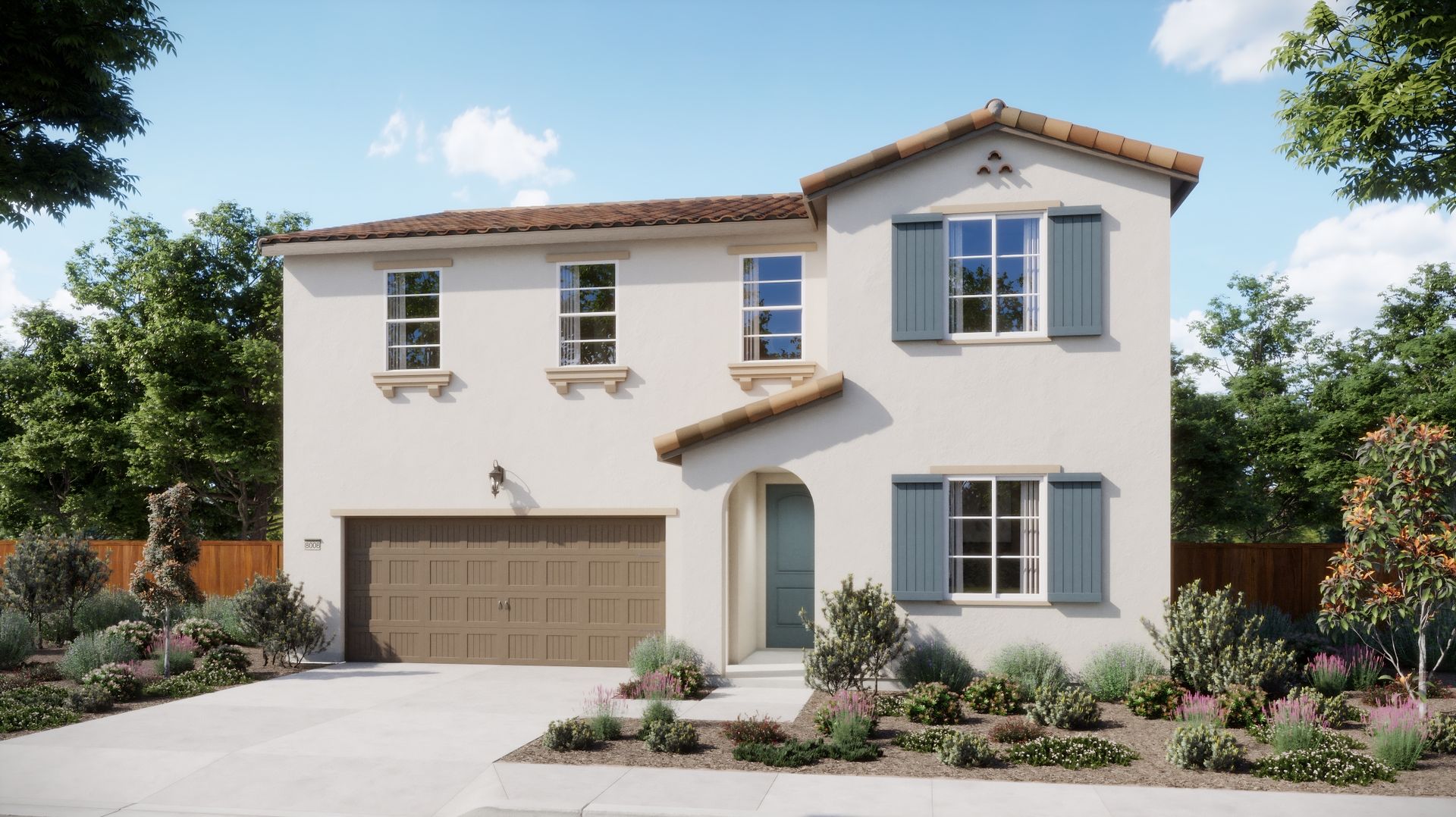 Chateaus at Natomas - Plan 4005 Elevation A - Renderings