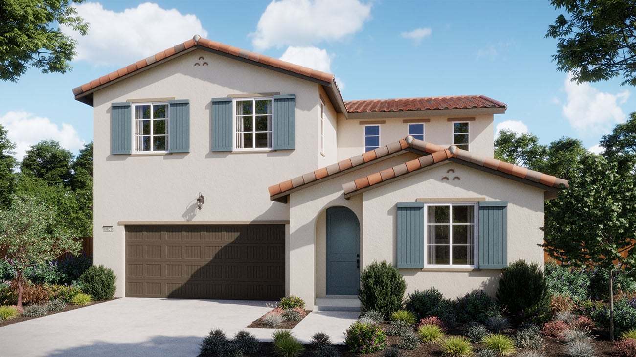Chateaus at Natomas Plan 4001 Elevation A Rendering