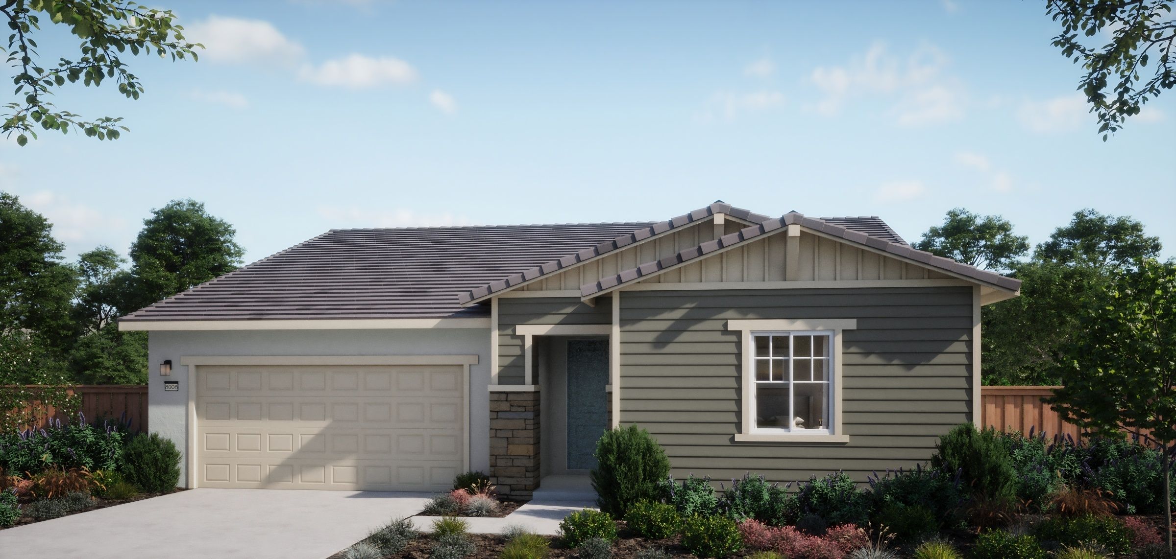 Plan 4501 - The Bungalows at Arbor Ranch: Elk Grove, California - Risewell Homes