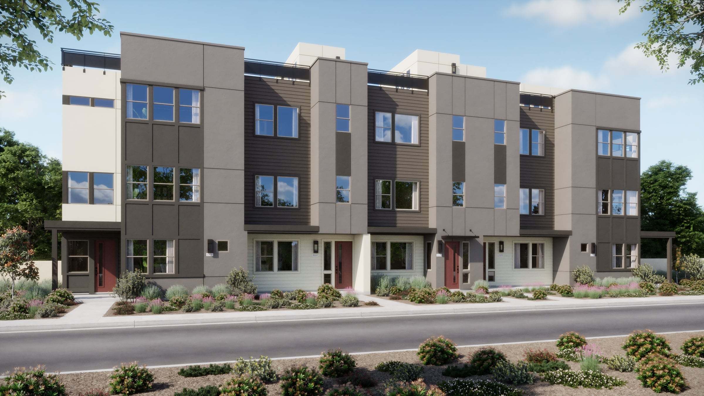 Midsquare at The Dublin Centre por Risewell Homes en Oakland-Alameda California