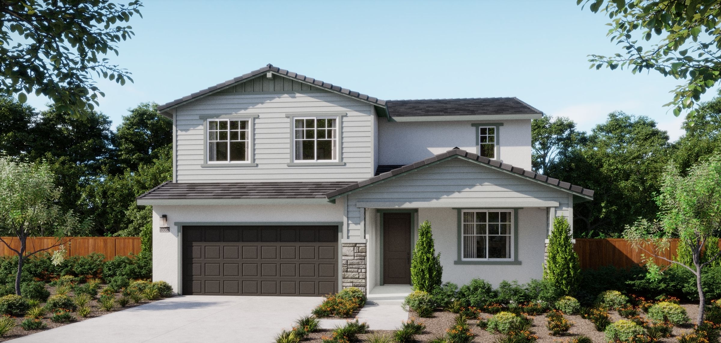 Plan 4003 - The Cottages at Arbor Ranch: Elk Grove, California - Risewell Homes