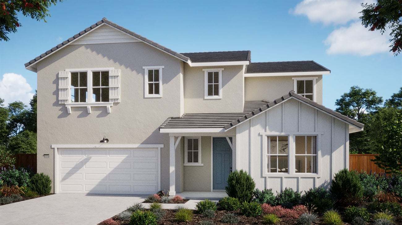 Bungalows at Natomas - Elevation B Rendering