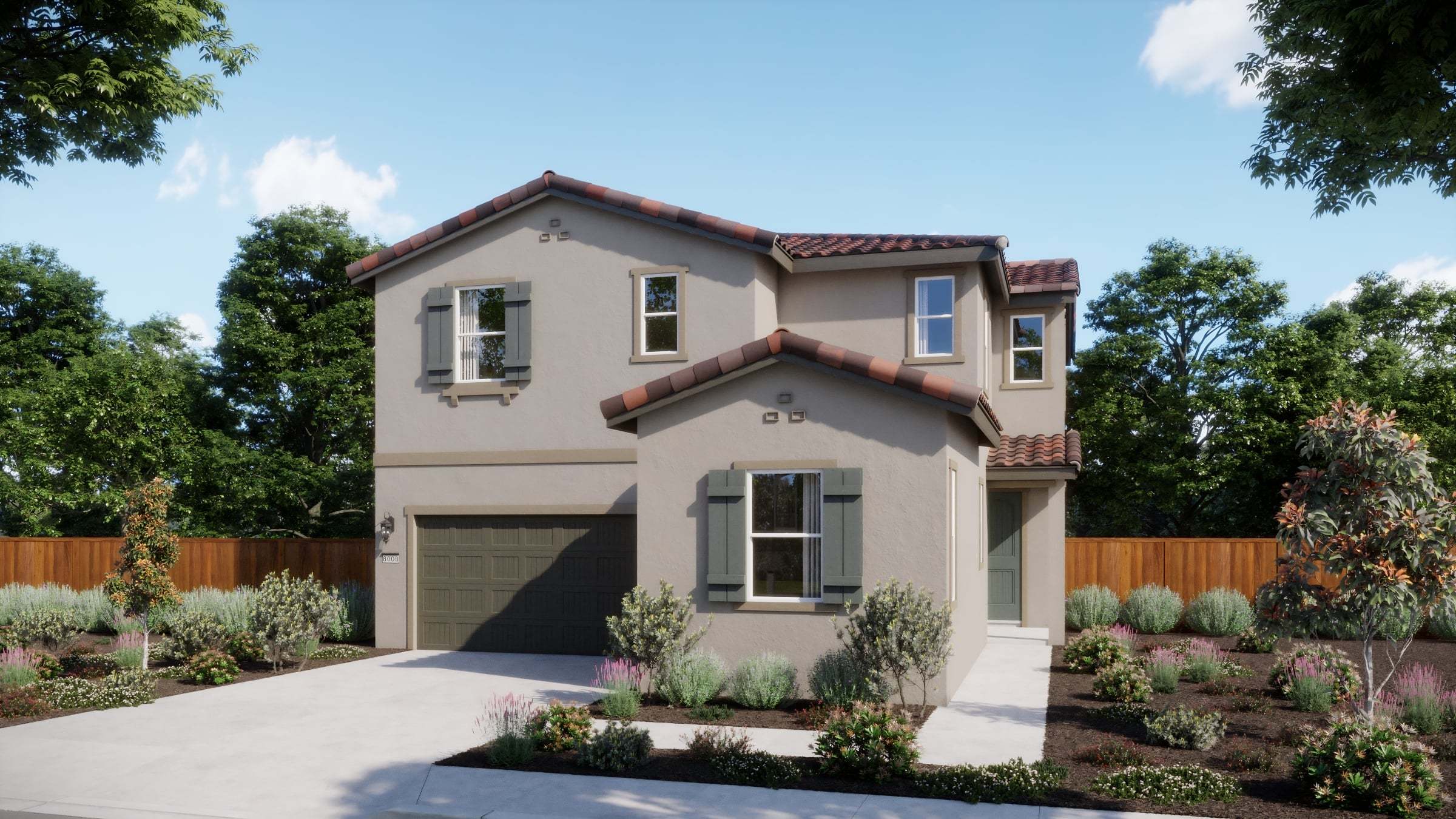 The Cottages at Natomas Landing por Risewell Homes en Sacramento California