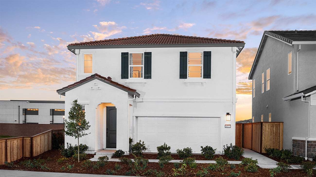 Front Exterior at Plan 3001, Villas at Arbor Ranch