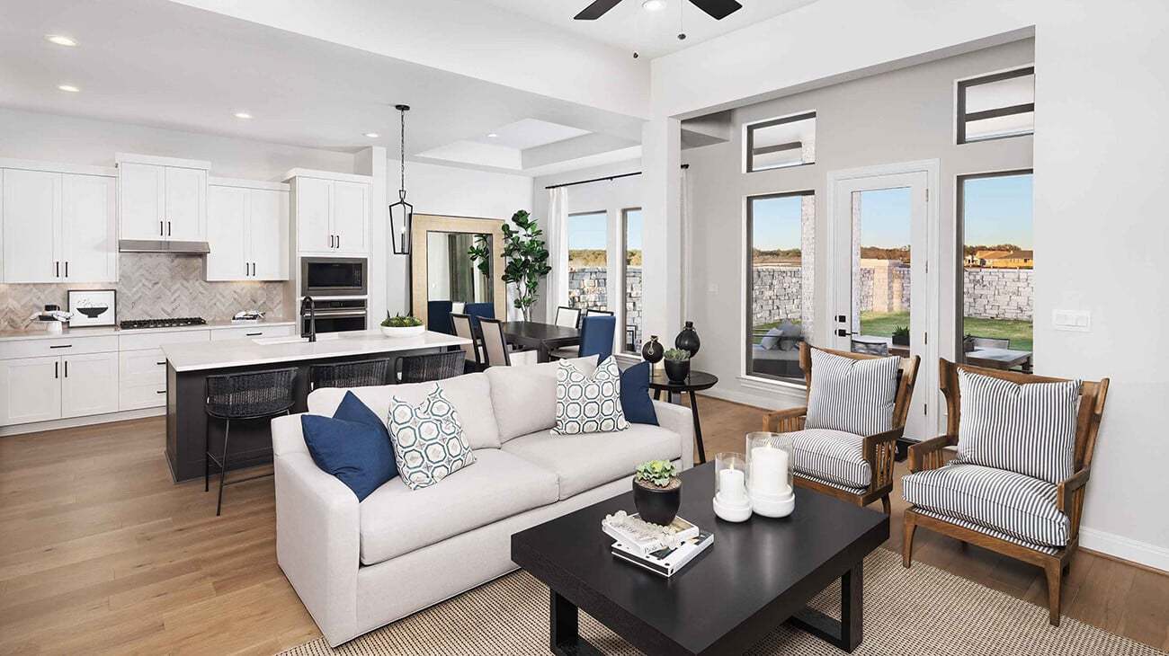 Great Room at Madeline Plan at 6 Creeks