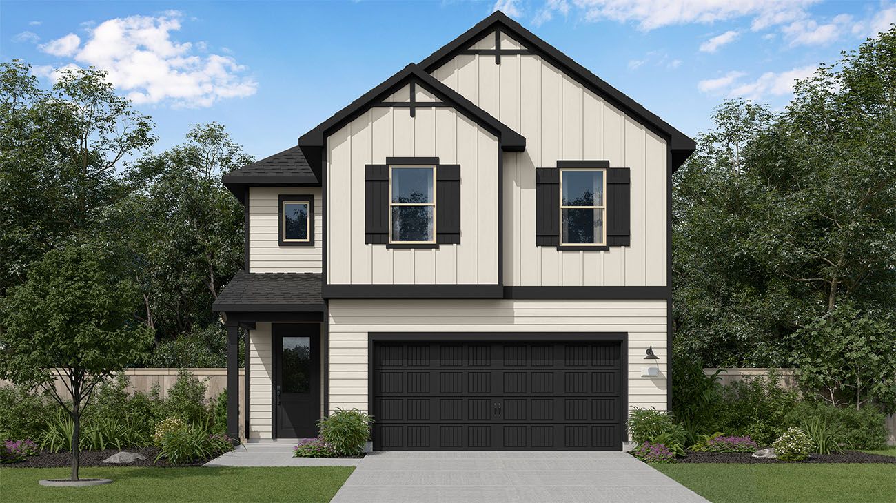 Connor - The Cottages Collection at Oakberry Trails: Waller, Texas - Risewell Homes