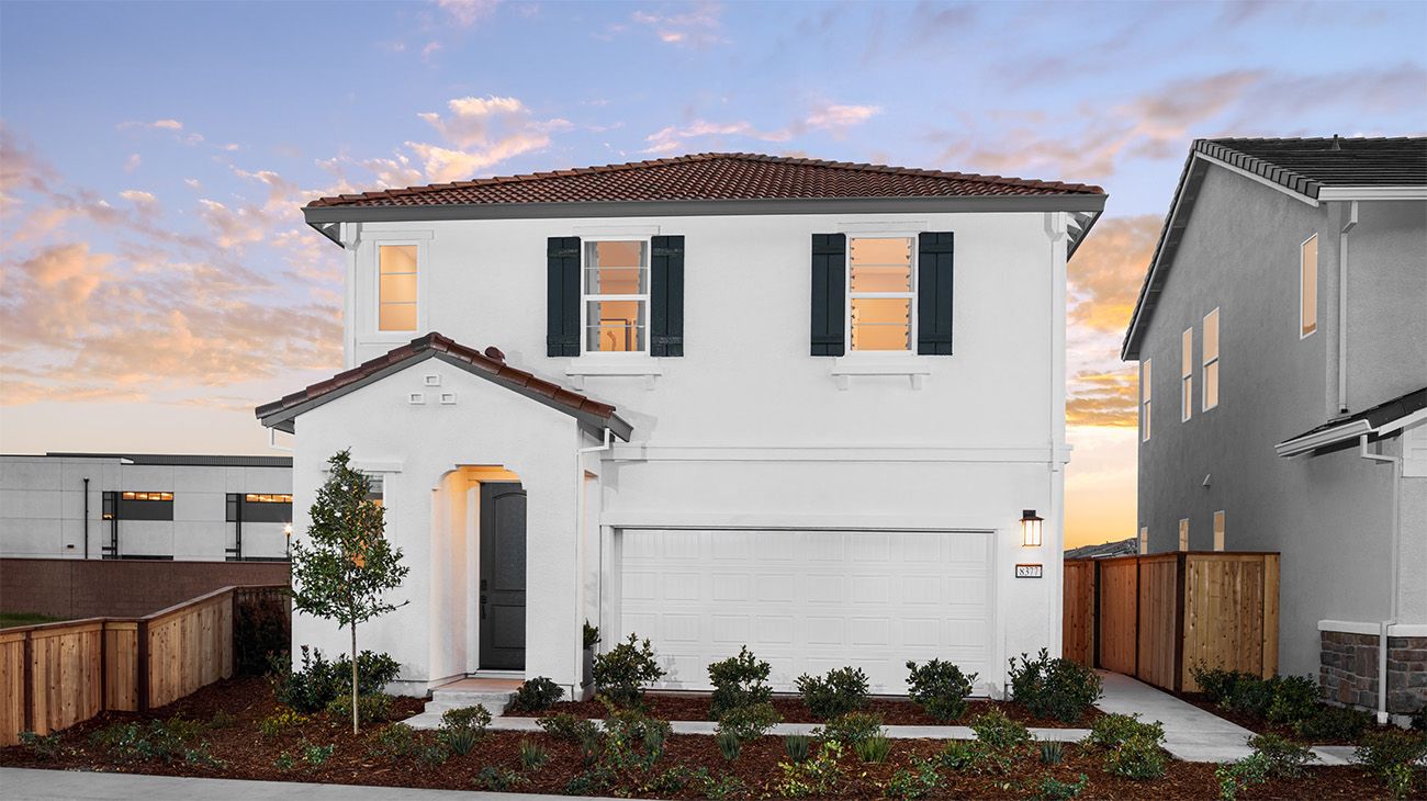 Front Exterior at Plan 3001, Villas at Arbor Ranch