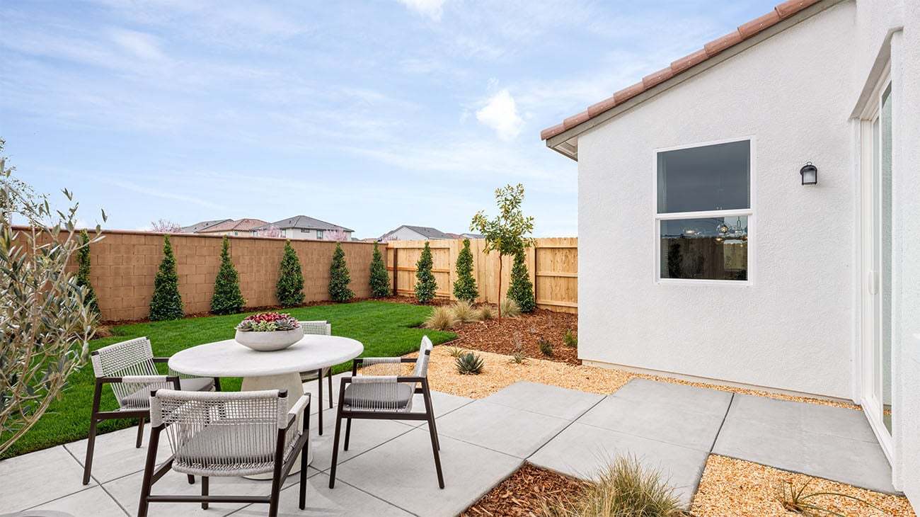 Outdoor Living Space at Plan 3001, Villas at Arbor Ranch