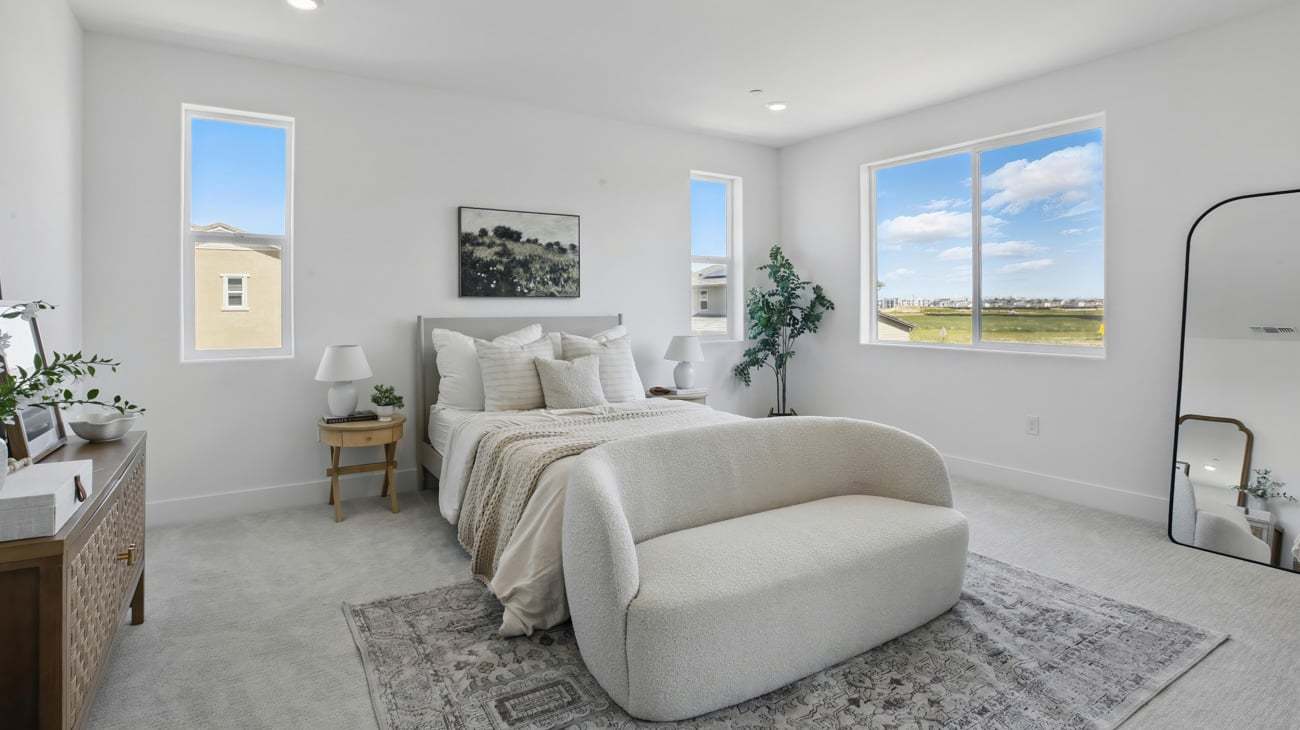 Primary bedroom suite at Plan 5002, The Residences at Arbor Ranch