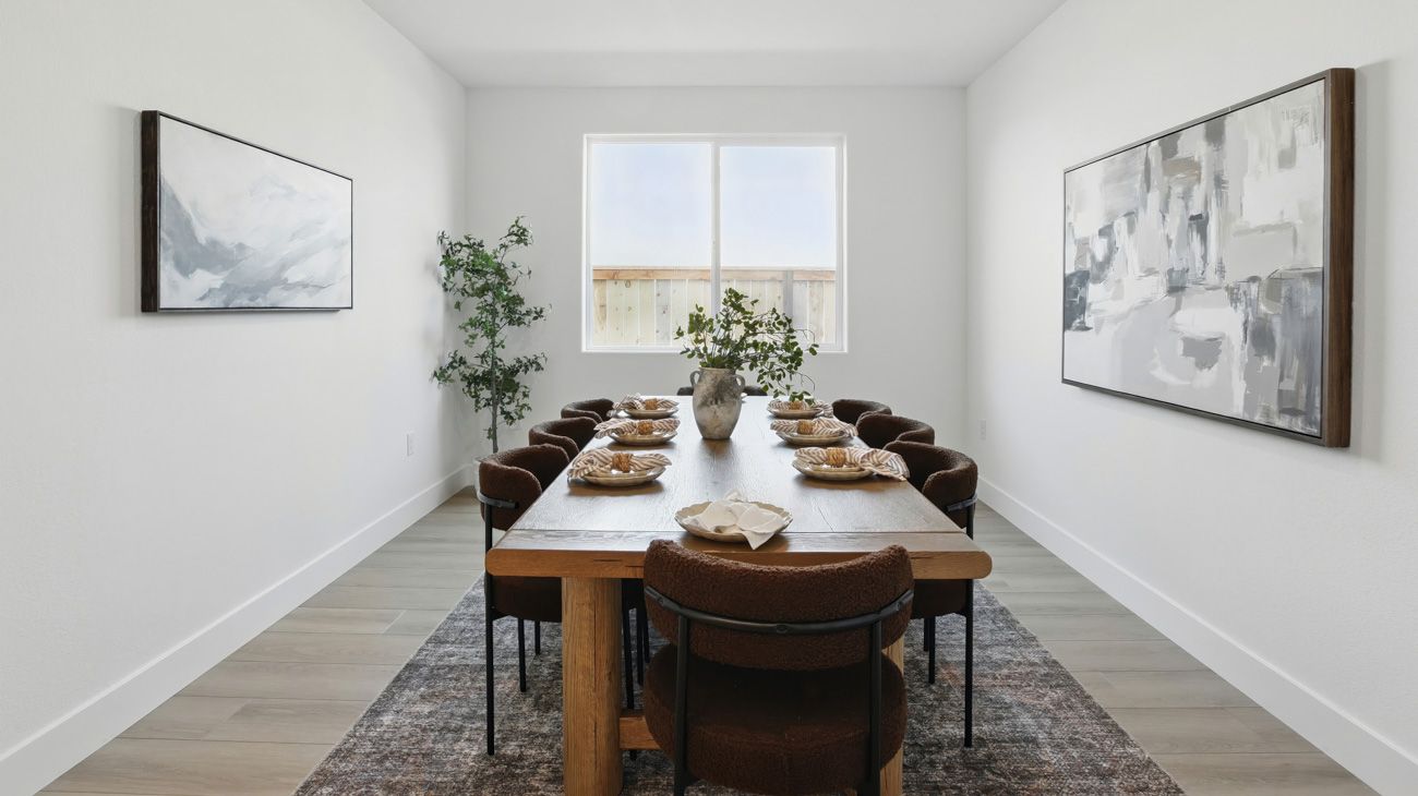 Dining Table at Plan 5002, The Residences at Arbor Ranch
