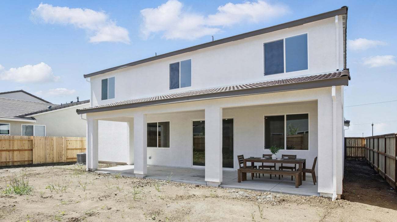 Back of house exterior at Plan 5002, The Residences at Arbor Ranch