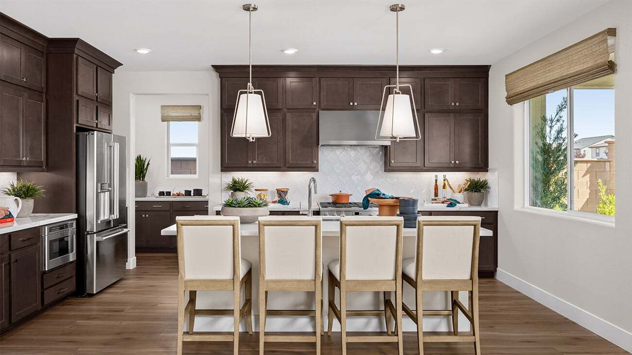 Kitchen at Plan 3, The Residences at Arbor Ranch