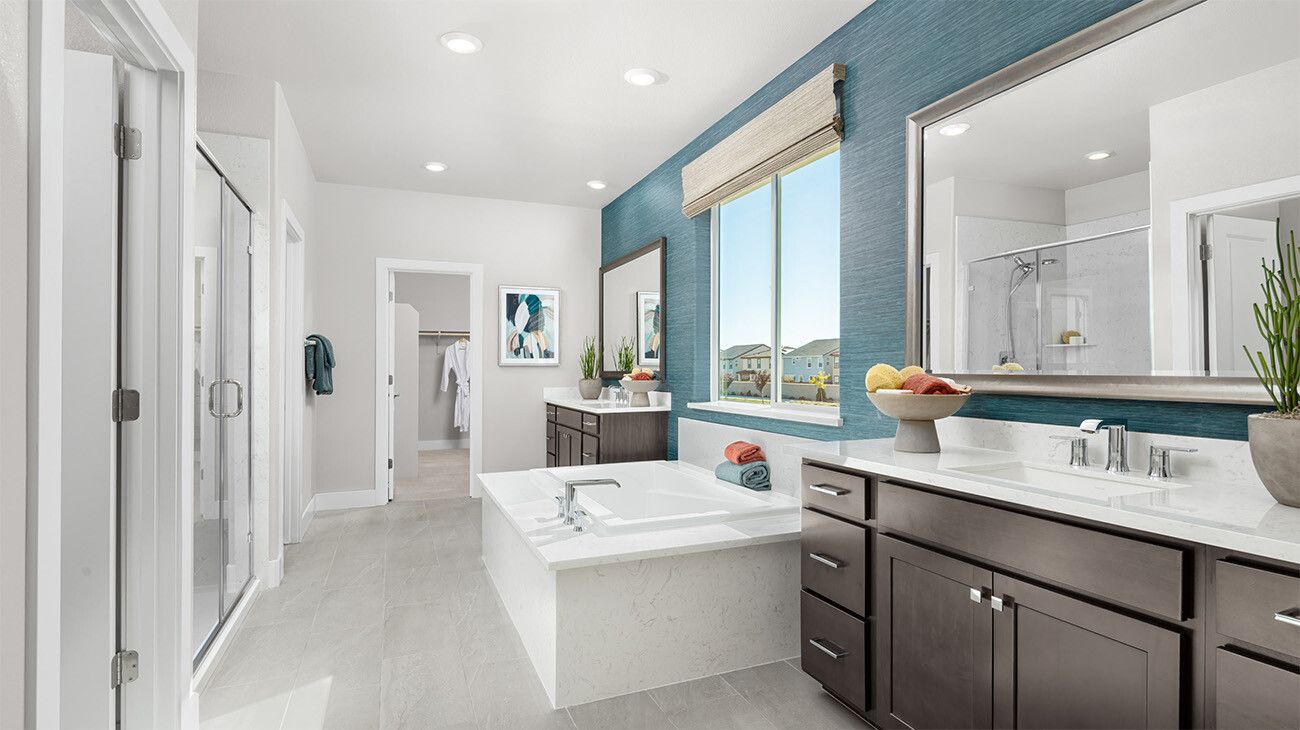Bathroom at Plan 3, The Residences at Arbor Ranch