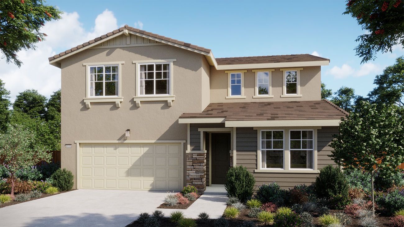 Chateaus at Natomas Landing - Elevation C Rendering