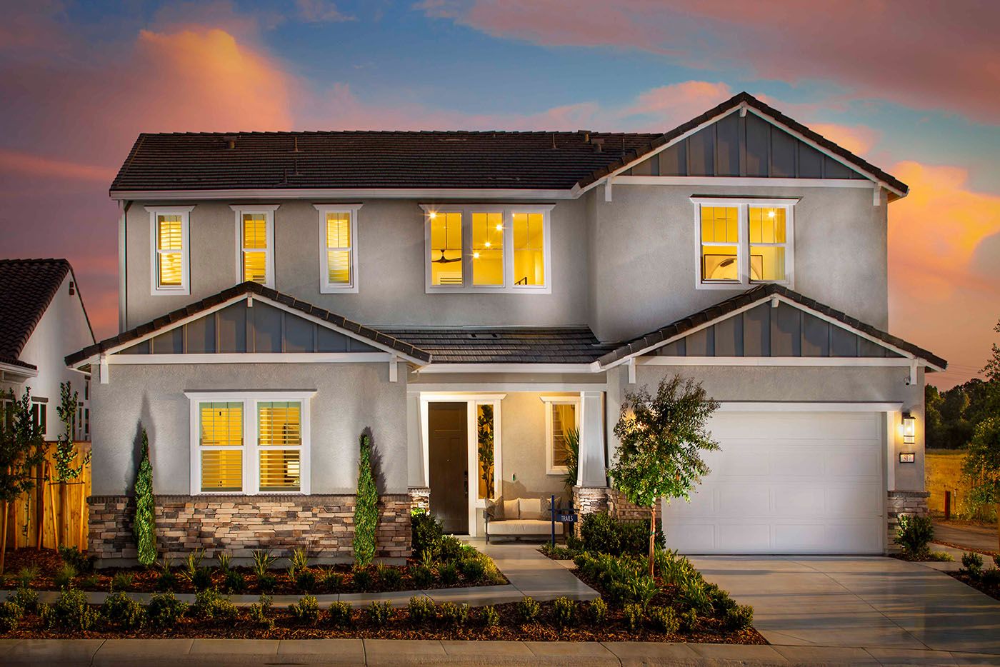 Plan 3 at Trails at Valley Oaks-Front Exterior