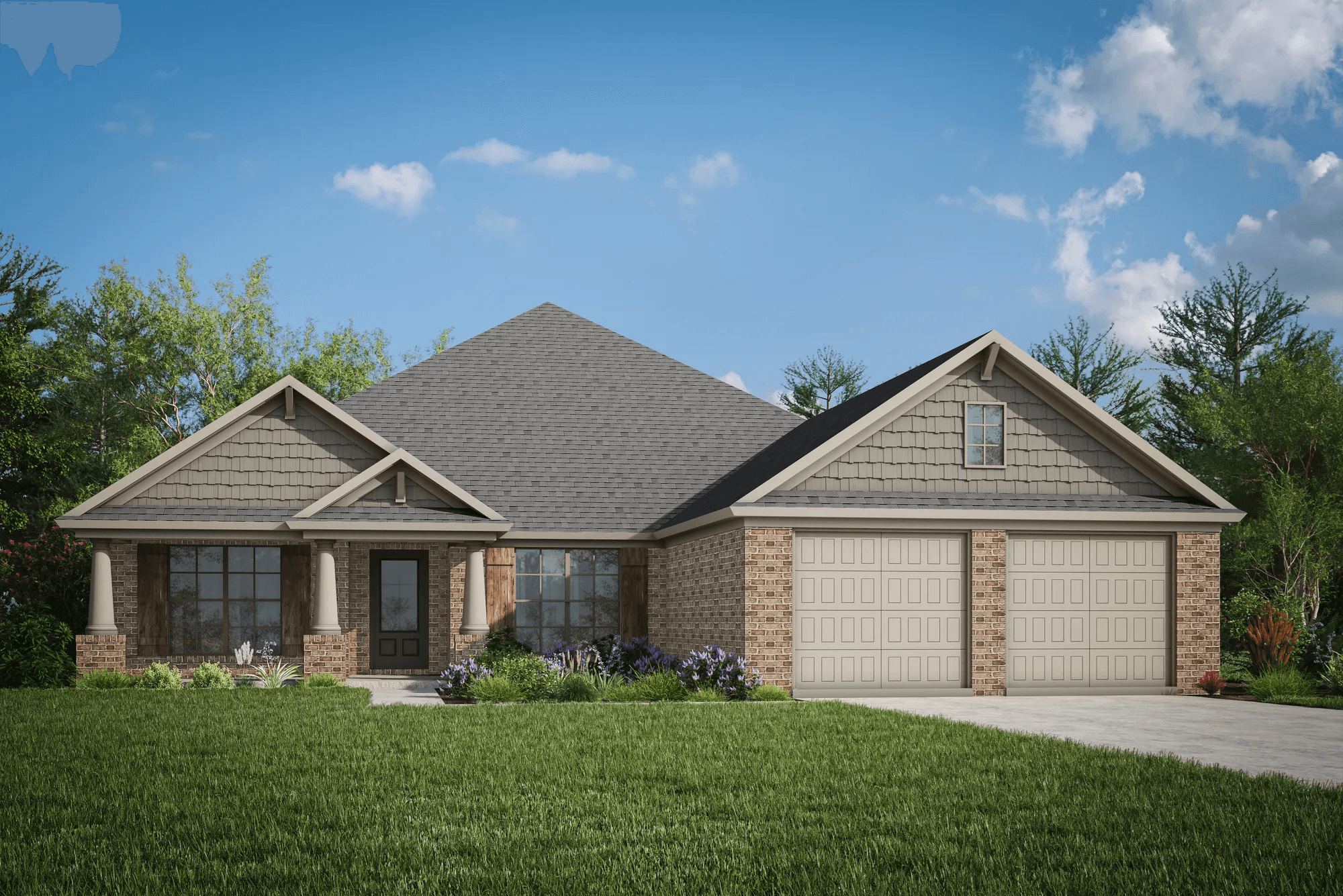 The Alexander - New Park – A New Home Community: Montgomery, Alabama - New Park - Jim Wilson & Assoc.