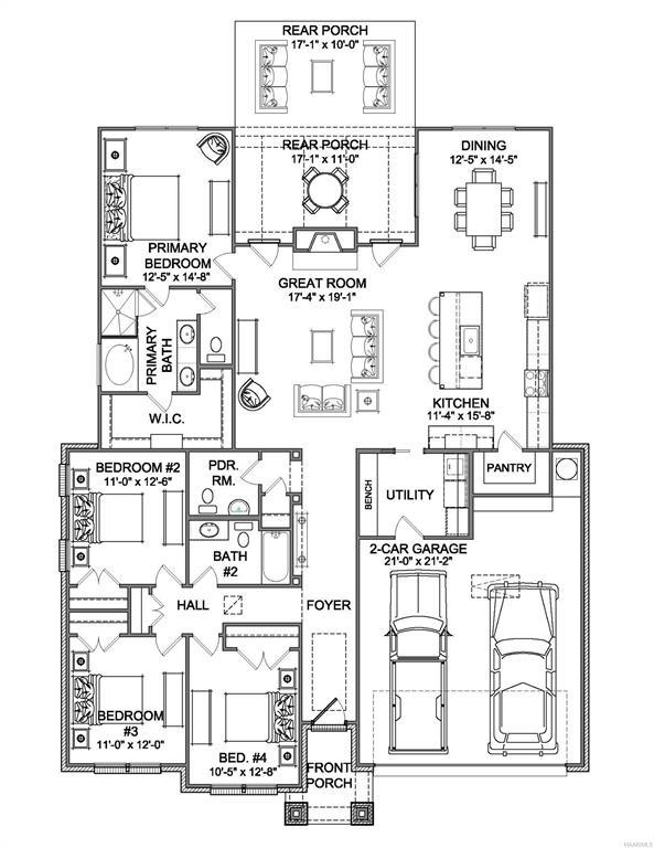 The Loxley II Floor Plan