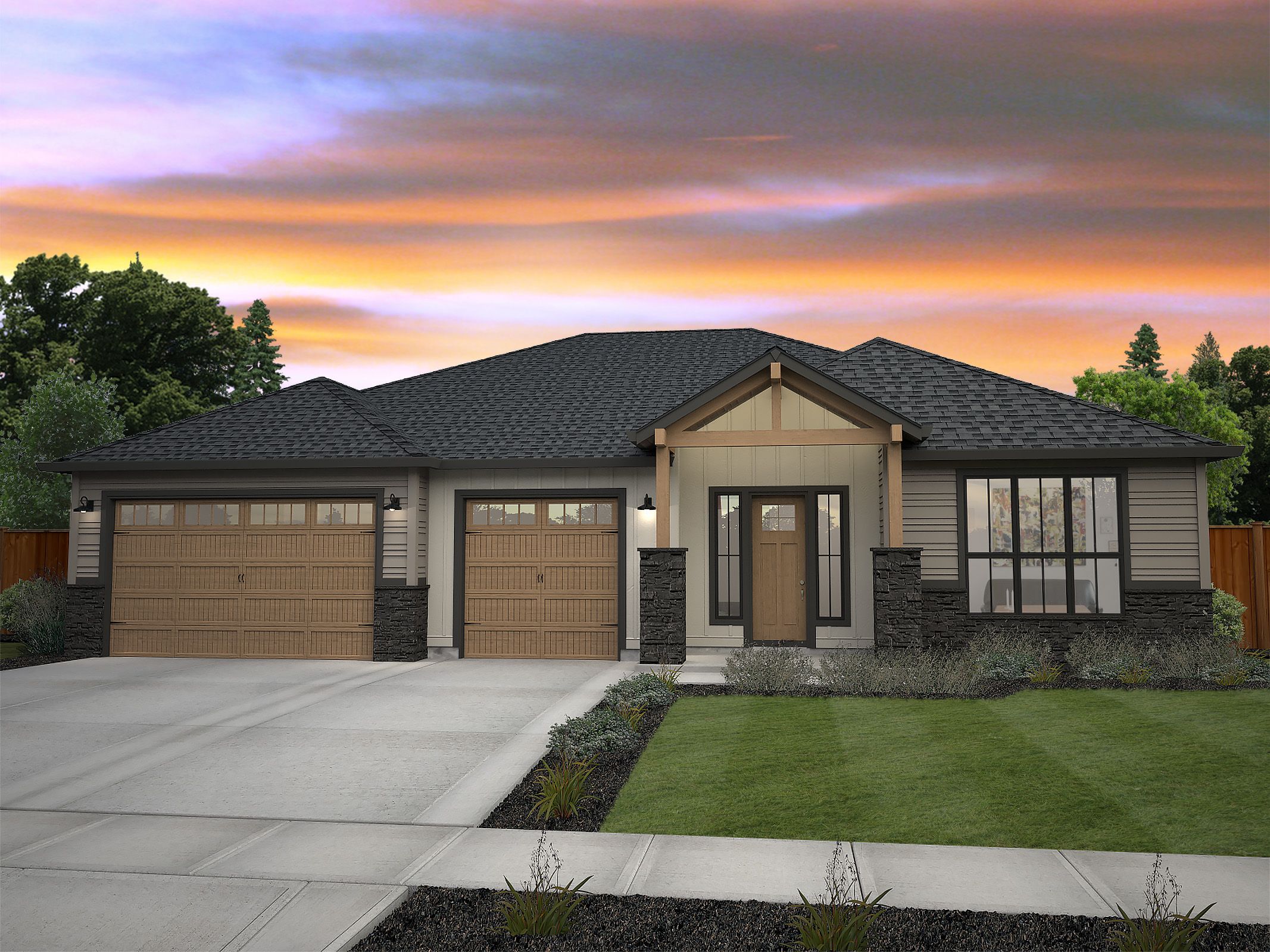 Heritage Belmont LX (Single-Story) - Spencer Estates: Pasco, Washington - New Tradition Homes