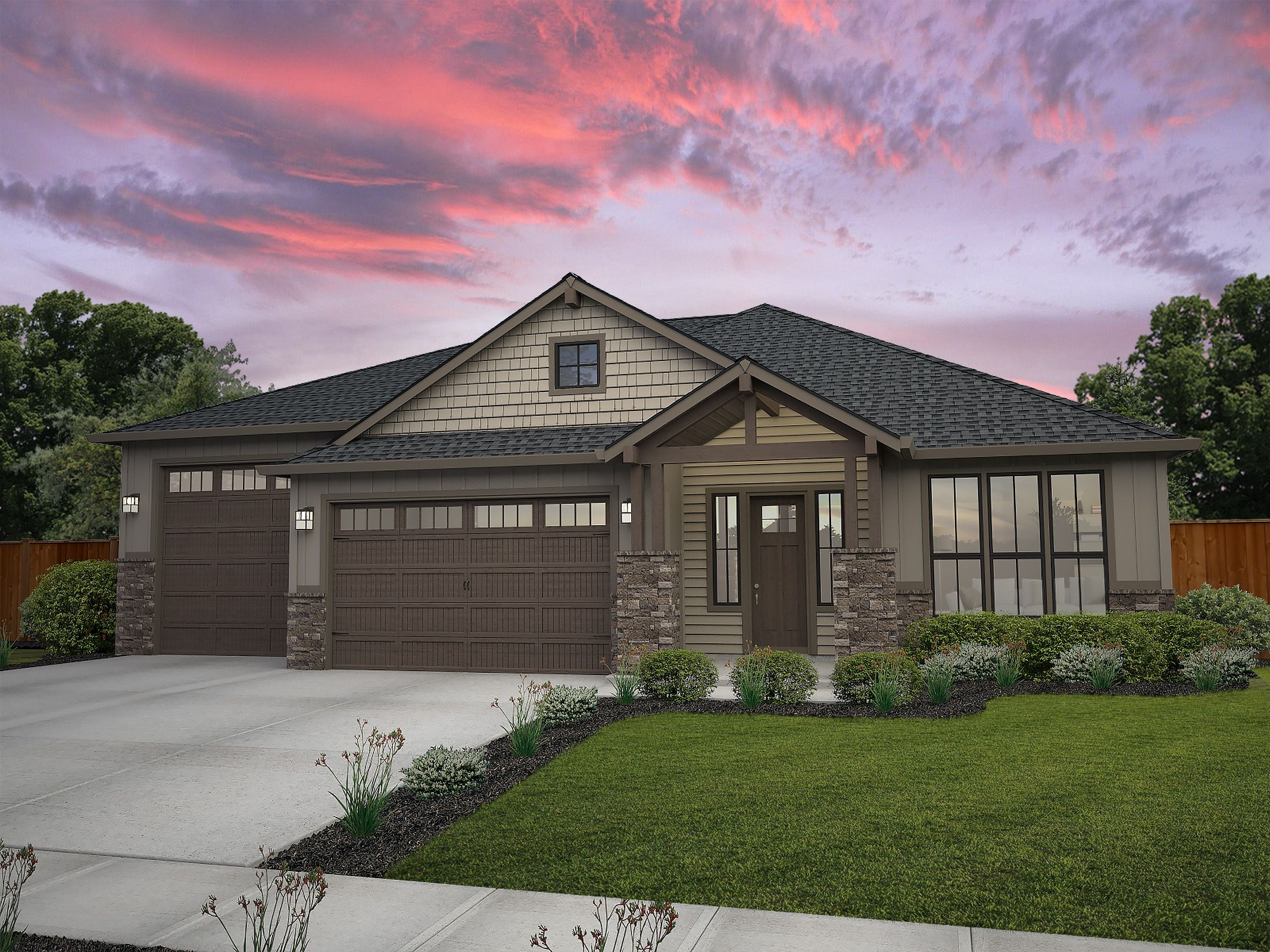 Heritage Northwest with RV-3rd Bay Garage