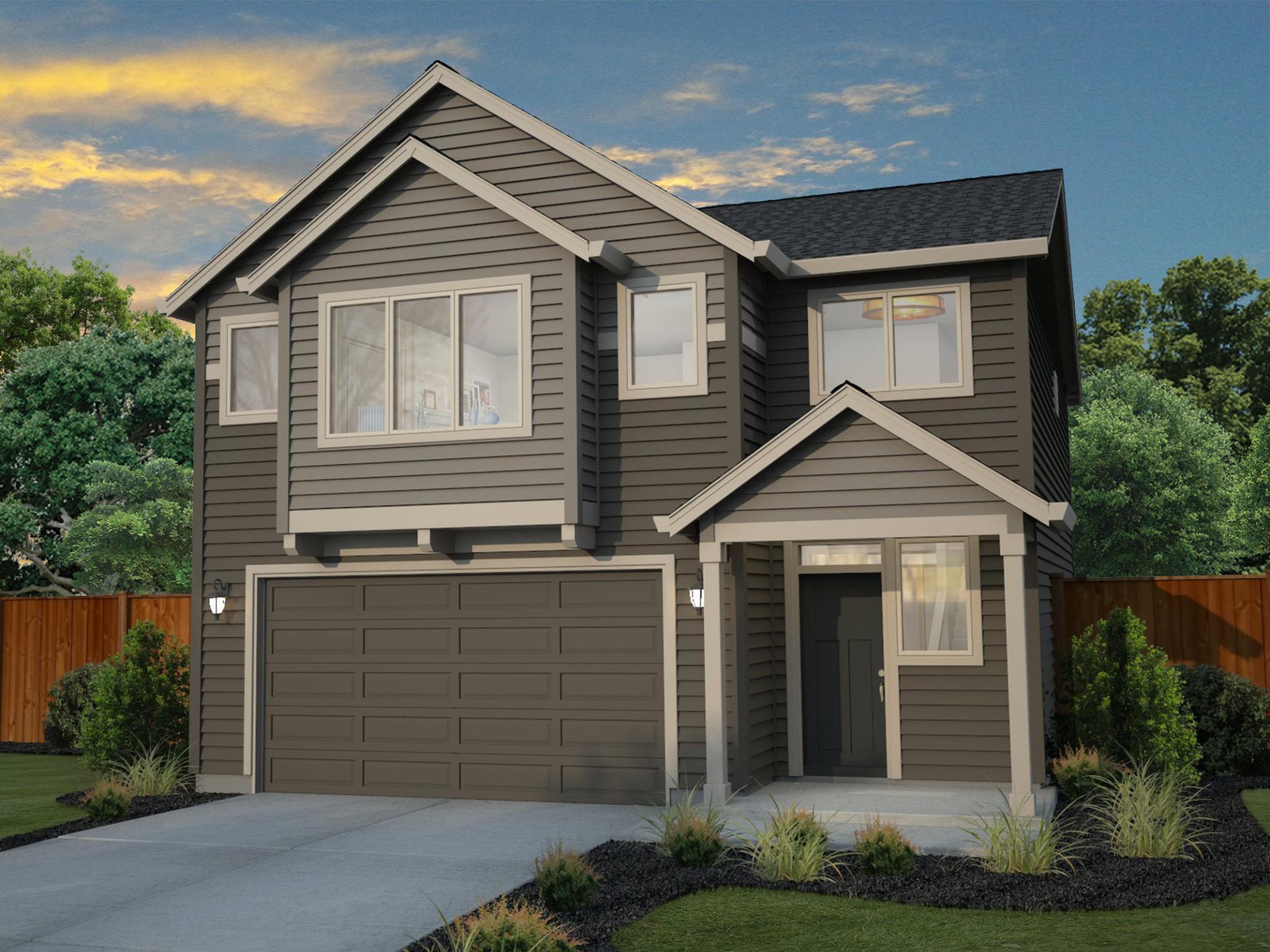 Hillcrest Plan at Grand Prairie Estates in Winlock, WA by New Tradition