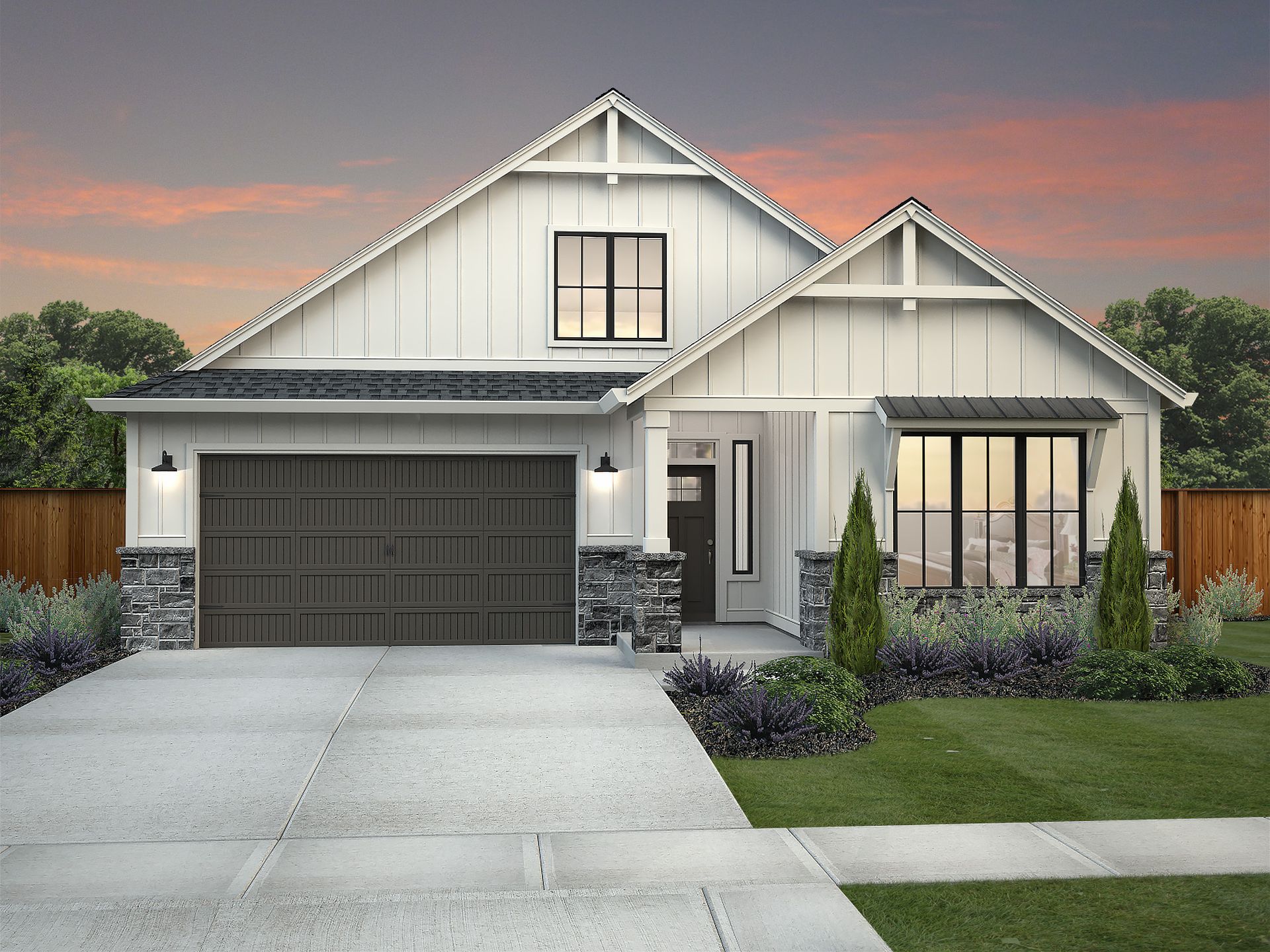 Farmhouse with stone