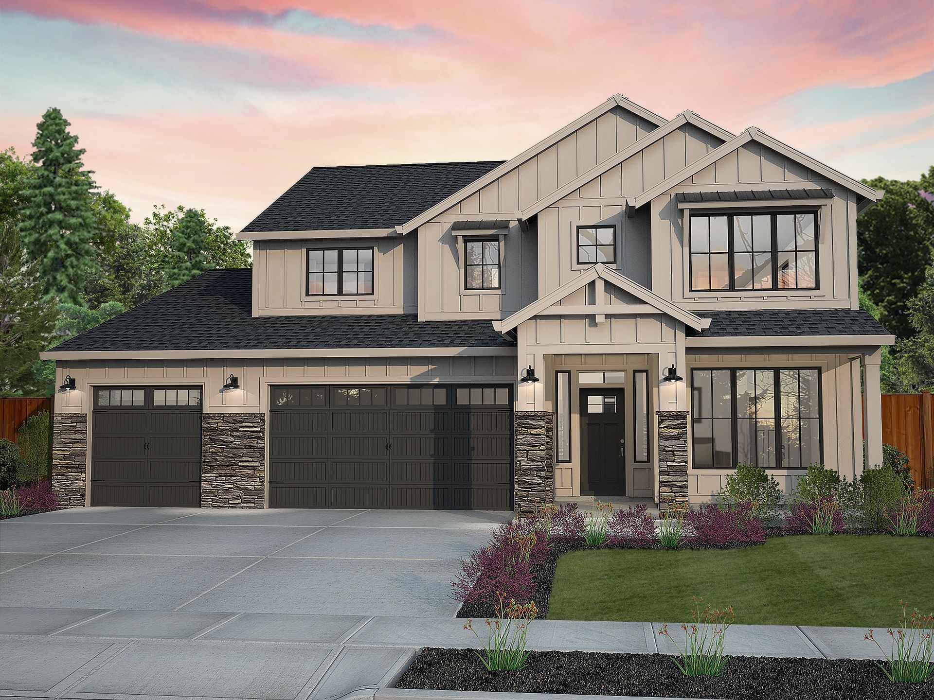 Farmhouse w/ stone