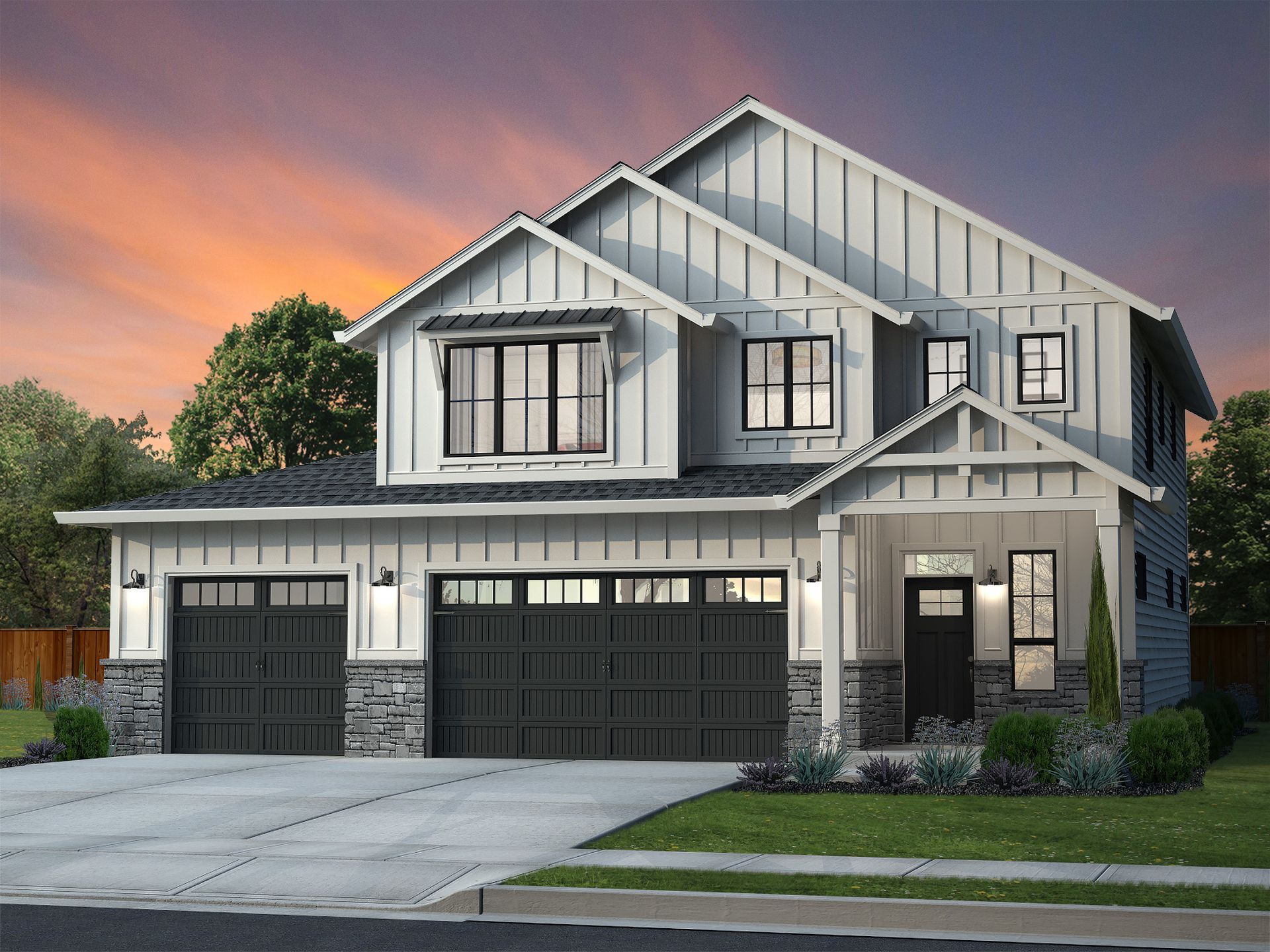 Farmhouse w/ stone