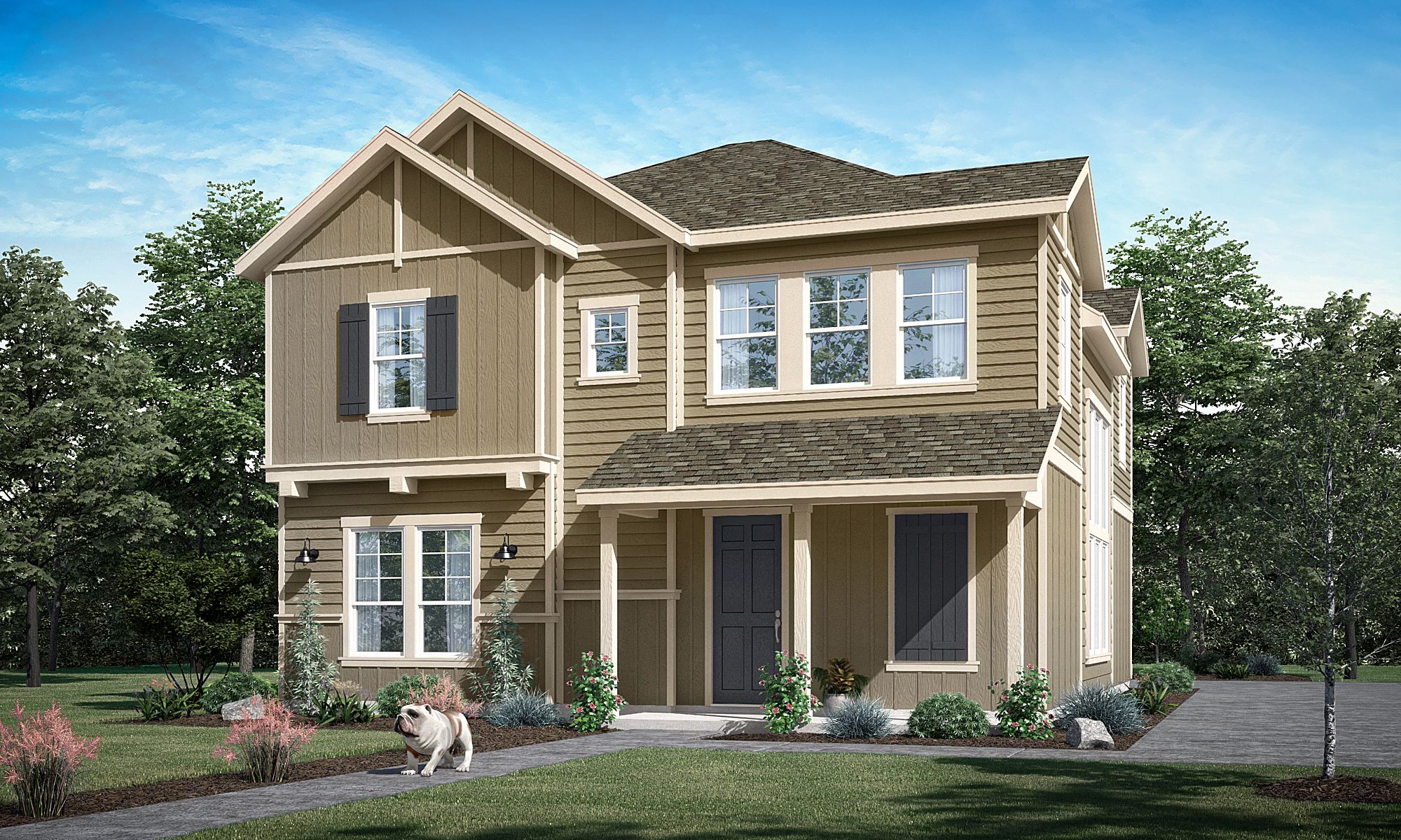 Easton Park Quad 45 por Newmark Homes en Austin Texas
