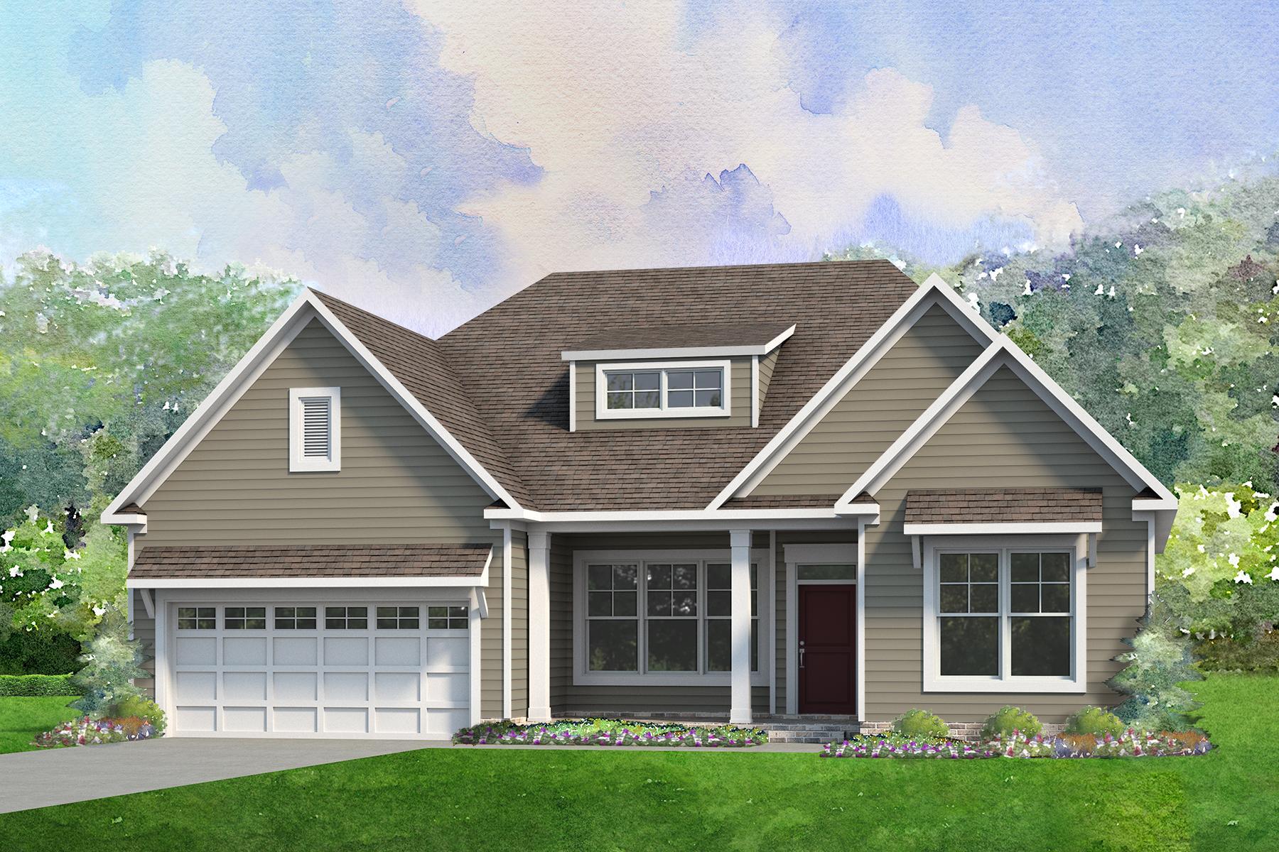 Elevation A Siding Front Entry